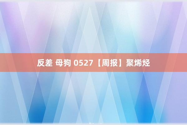 反差 母狗 0527【周报】聚烯烃