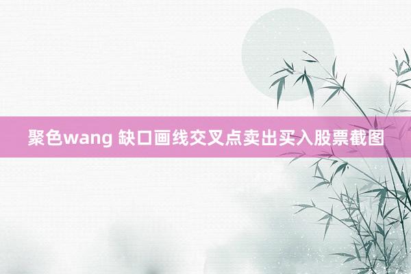 聚色wang 缺口画线交叉点卖出买入股票截图