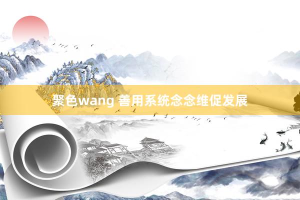 聚色wang 善用系统念念维促发展