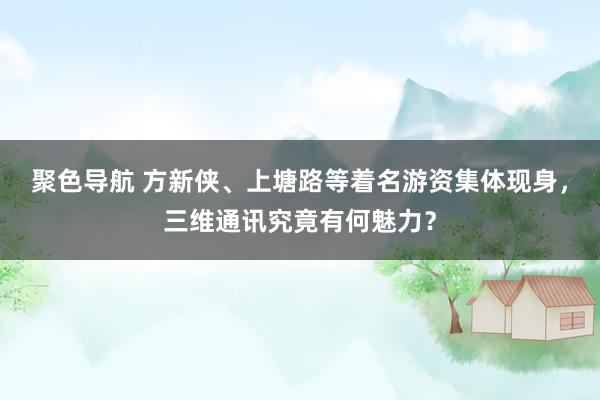 聚色导航 方新侠、上塘路等着名游资集体现身，三维通讯究竟有何魅力？