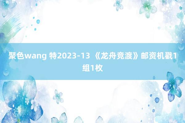 聚色wang 特2023-13 《龙舟竞渡》邮资机戳1组1枚