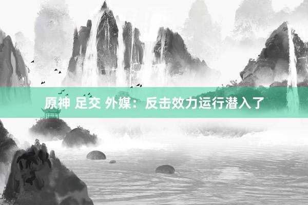 原神 足交 外媒：反击效力运行潜入了